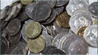 Picture of some coins.